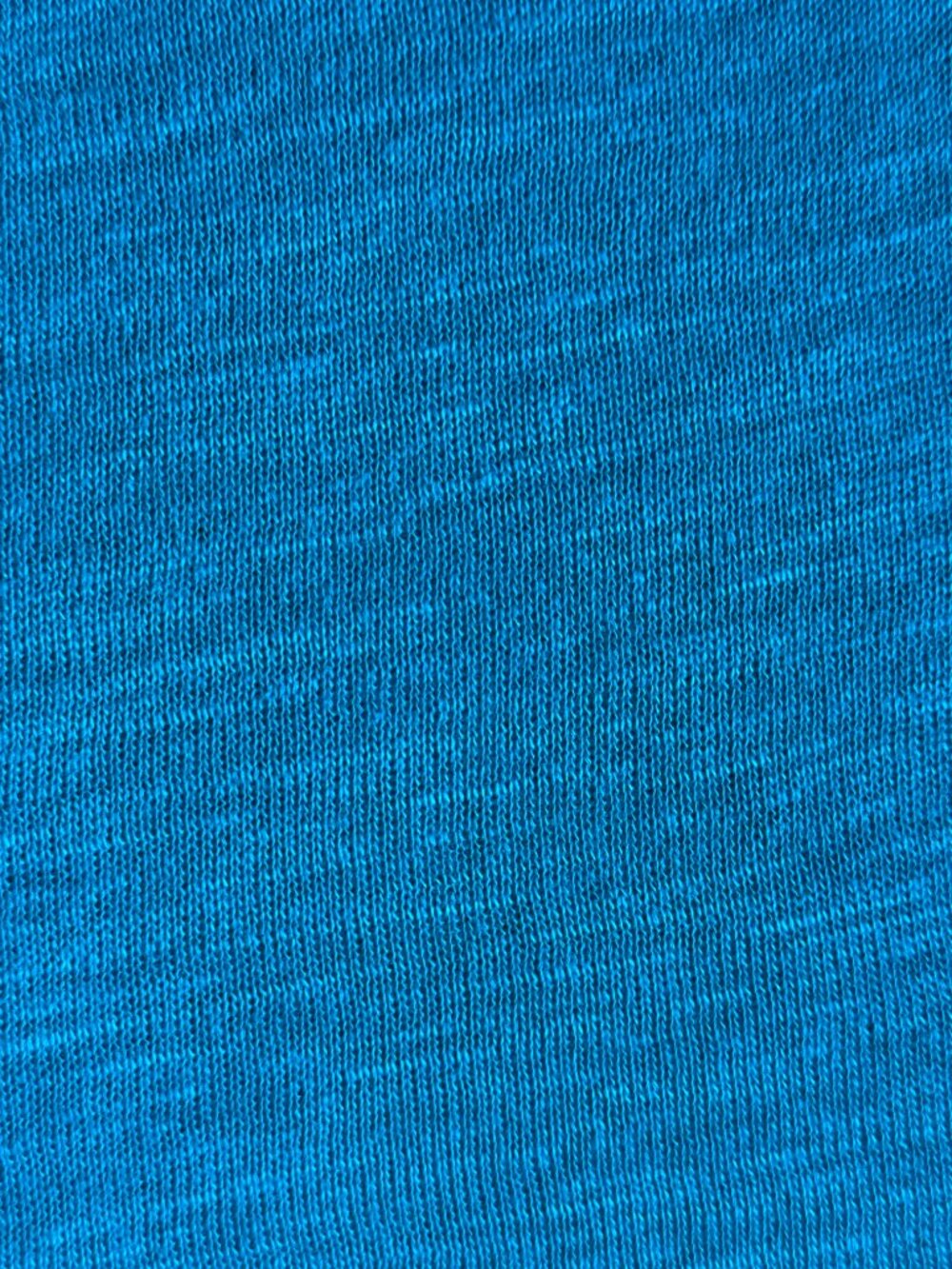 Cable & Gauge Teal Linen Blend Textured Yoke Top – Size M - Picture 9 of 9